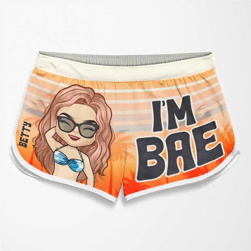 Return To Bae If Lost - Funny Personalized Custom Tropical Hawaiian Aloha Couple Beach Shorts - Summer Vacation Gift, Birthday Party Gift For Husband Wife