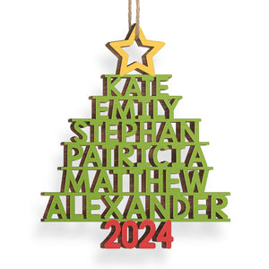 The Magic Of Christmas - Family Personalized Custom Ornament - Wood Custom Shaped - Christmas Gift For Family Members