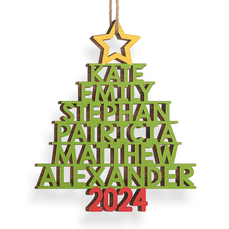 The Best Part Of Christmas - Family Personalized Custom Ornament - Wood Custom Shaped - Christmas Gift For Family Members