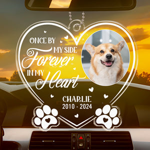 Custom Photo I'm Always With You - Memorial Personalized Custom Car Ornament - Acrylic Custom Shaped - Sympathy Gift For Pet Owners, Pet Lovers