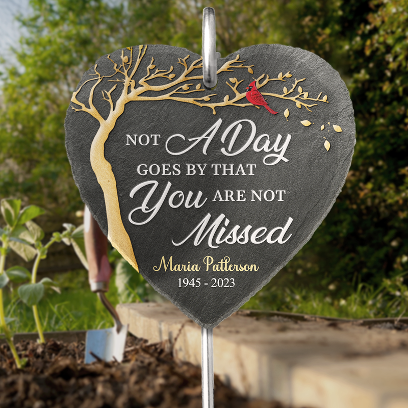 I Lived While I Was Strong - Memorial Personalized Memorial Garden Slate & Hook - Sympathy Gift For Family Members