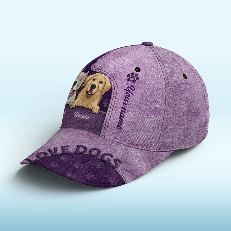 Dogs Make Our Lives Whole - Dog & Cat Personalized Custom Hat, All Over Print Classic Cap - Gift For Pet Owners, Pet Lovers