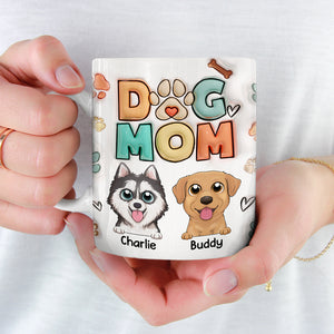 Happiness Is A Warm Puppy During Christmas Time - Dog Personalized Custom 3D Inflated Effect Printed Mug - Christmas Gift For Pet Owners, Pet Lovers