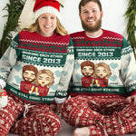 Custom Name Funny Couple Anniversary Gifts - Personalized Sweatshirt