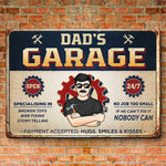 If He Can't Fix It, Nobody Can - Family Personalized Custom Home Decor Metal Sign - Father's Day, House Warming Gift For Dad