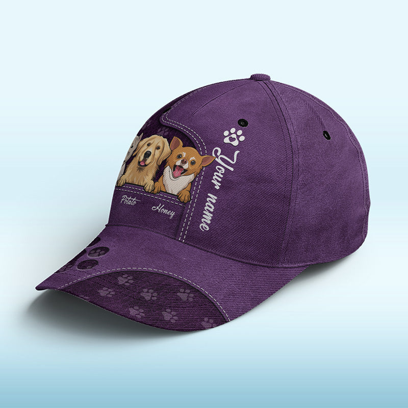 Our Little Paw Angels Brown - Dog & Cat Personalized Custom Hat, All Over Print Classic Cap - New Arrival, Gift For Pet Owners, Pet Lovers