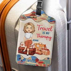 It's On My List - Travel Personalized Custom Luggage Tag - Holiday Vacation Gift, Gift For Adventure Travel Lovers
