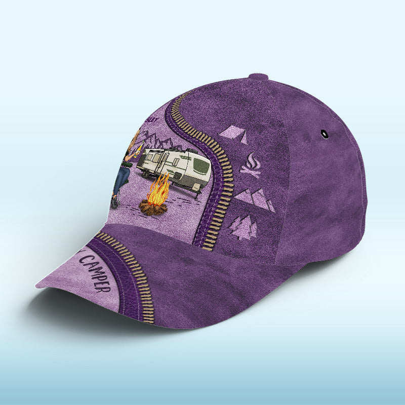 Life Is Best When You're Camping - Camping Personalized Custom Hat, All Over Print Classic Cap - Gift For Camping Lovers