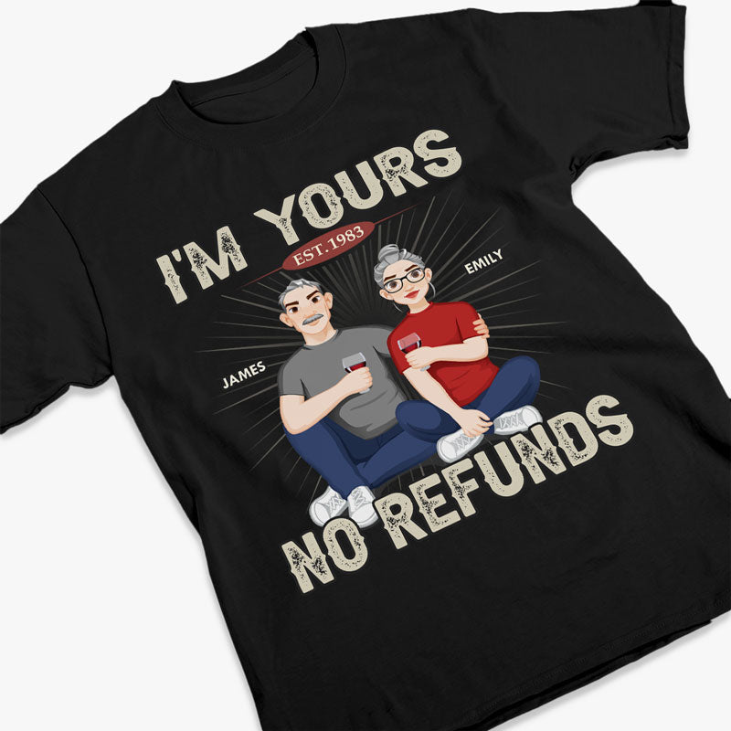 I'm Yours Body And Mind Heart And Soul - Couple Personalized Custom Unisex T-shirt, Hoodie, Sweatshirt - Gift For Husband Wife, Anniversary