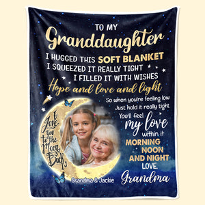 Custom Photo You'll Feel My Love Within It - Family Personalized Custom Blanket - Christmas Gift From Mom, Grandma