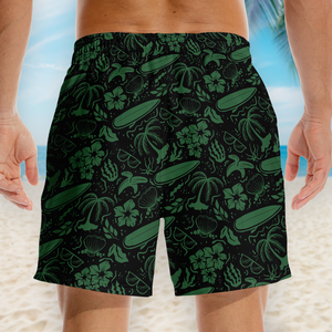 Stop Staring At My Cock - Funny Personalized Custom Tropical Hawaiian Aloha Men Beach Shorts - Summer Vacation Gift, Birthday Party Gift For Husband