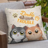 Trouble Maker - Cat Personalized Custom Pillow - Gift For Pet Owners, Pet Lovers