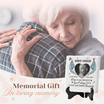 Custom Photo Memorial Angel Tribute Decor - Personalized Ceramic Plaque