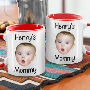 Custom Photo It's Cool To Be A Kid - Family Personalized Custom Accent Mug - Gift For Family Members