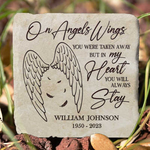 You Stay In My Heart - Memorial Personalized Memorial Stone - Sympathy Gift, Gift For Family Members