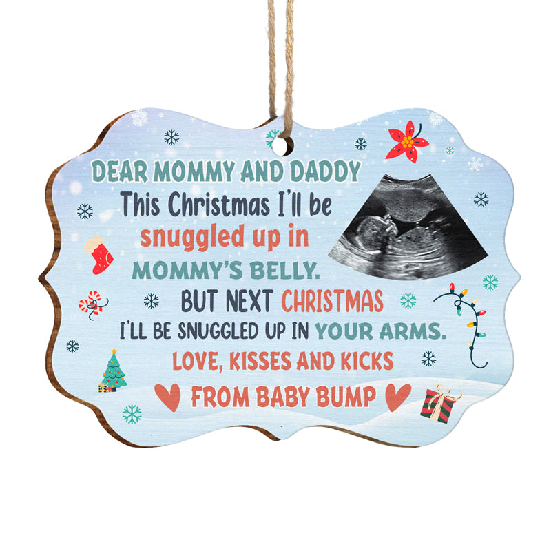 First Christmas as Mom and Dad - Personalized Christmas Gifts, Custom  Family Ornament for Mom and Dad, Family Gifts