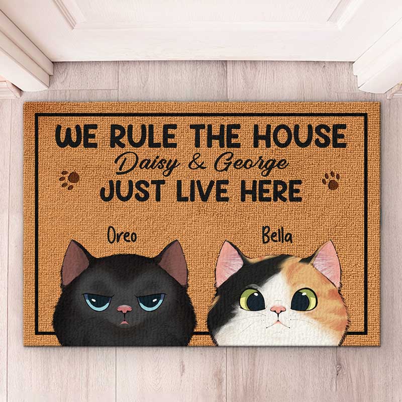 Cats Make A Home Floor Mat