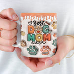 Custom Name Dog Mom Gifts for Women - Personalized Mugs