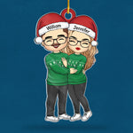 Custom Name Christmas Couple Gifts - Personalized Ornament