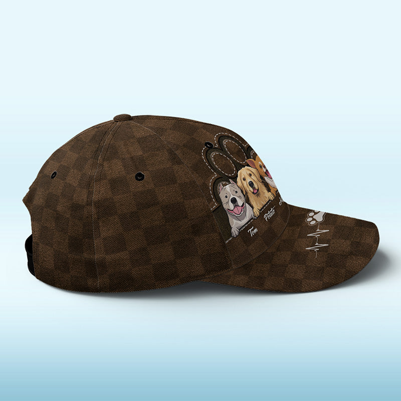 Love Comes In Fur And Paws Blue - Dog & Cat Personalized Custom Hat, All Over Print Classic Cap - New Arrival, Gift For Pet Owners, Pet Lovers