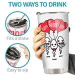 A Big Love Sent To Mom  - Family Personalized Custom Tumbler - Mother's Day, Birthday Gift For Mom