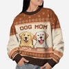 Follow Me Everywhere - Dog & Cat Personalized Custom Ugly Sweatshirt - Unisex Wool Jumper - Autumn Fall Gift For Pet Owners, Pet Lovers