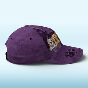 Our Little Paw Angels Navy - Dog & Cat Personalized Custom Hat, All Over Print Classic Cap - New Arrival, Gift For Pet Owners, Pet Lovers