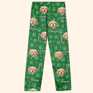 Custom Photo Me & My Best Friend - Dog & Cat Personalized Custom Face Photo Pajama Pants - New Arrival, Christmas Gift For Pet Owners, Pet Lovers