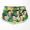 Custom Photo Tropical Island - Personalized Couple Beach Shorts - Gift For Couples, Husband Wife