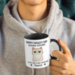 Good Morning Human Servant - Cat Personalized Custom Accent Mug - Father's Day, Mother's Day, Gift For Pet Owners, Pet Lovers