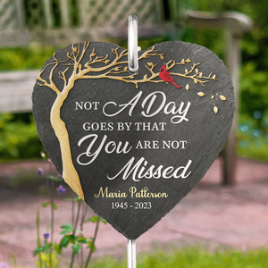 I Lived While I Was Strong - Memorial Personalized Memorial Garden Slate & Hook - Sympathy Gift For Family Members