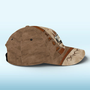 The Mountains Are Calling And I Must Go - Camping Personalized Custom Hat, All Over Print Classic Cap - Gift For Camping Lovers