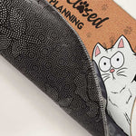 Keep Door Closed, Cats Planning Escape - Cat Personalized Custom Home Decor Decorative Mat - House Warming Gift, Gift For Pet Owners, Pet Lovers