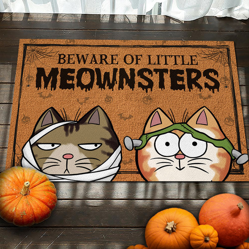 Don't Cross My Path - Cat Personalized Custom Home Decor Decorative Mat - Halloween Gift For Pet Owners, Pet Lovers