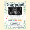 Custom Photo Love You, From Your Little Bump - Family Personalized Custom Baby Blanket - Baby Shower Gift, Gift For First Dad