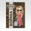 Travel Is My Favourite Therapy - Travel Personalized Custom Passport Cover, Passport Holder - Gift For Travel Lovers