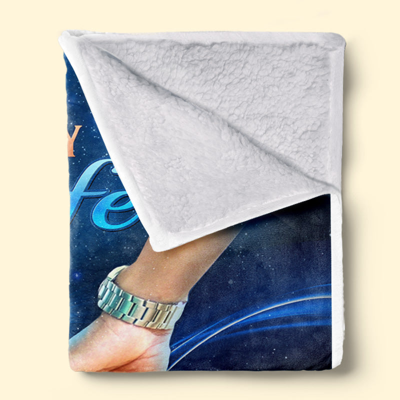Wrap Yourself Up In This Blanket - Couple Personalized Custom Blanket - Gift For Husband Wife, Anniversary