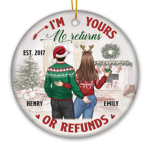 I've Always Been Yours - Couple Personalized Custom Ornament - Ceramic Round Shaped - Christmas Gift For Husband Wife, Anniversary