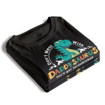 My Papasaurus Is The Best - Family Personalized Custom Unisex T-shirt, Hoodie, Sweatshirt - Father's Day, Birthday Gift For Dad