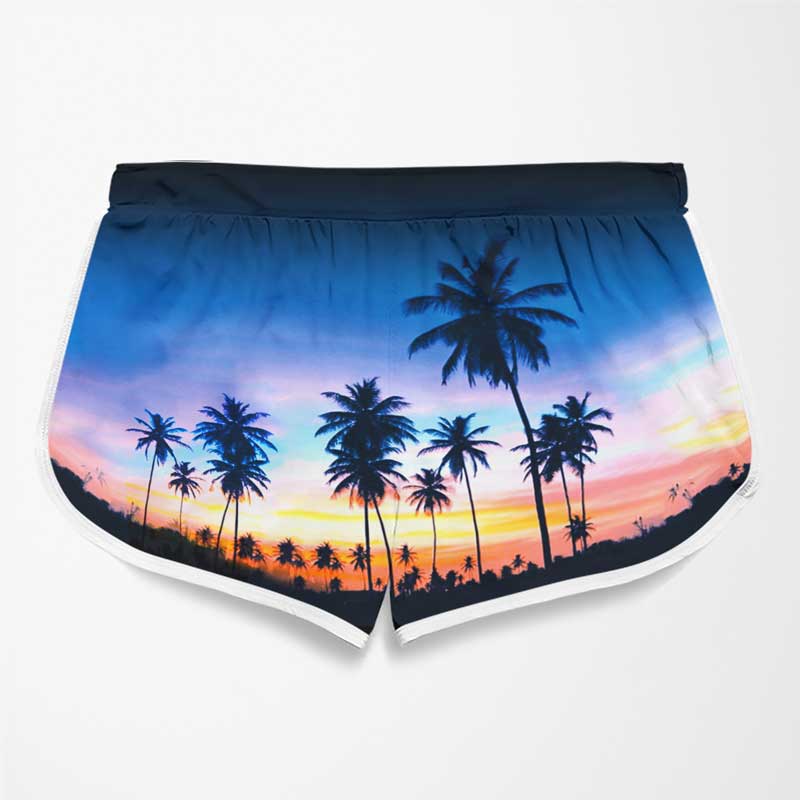 Custom Photo Summer Time - Funny Personalized Custom Tropical Hawaiian Aloha Couple Beach Shorts - Summer Vacation Gift, Birthday Party Gift For Husband Wife