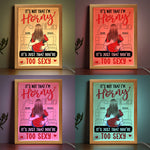 Can't Help Falling In Love With You - Couple Personalized Custom Frame Light Box - Gift For Husband Wife, Anniversary