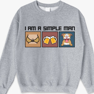 I Am A Simple Man - Dog & Cat Personalized Custom Unisex T-shirt, Hoodie, Sweatshirt - Gift For Pet Owners, Pet Lovers