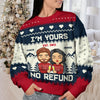 All Of Me Is Yours - Couple Personalized Custom Ugly Sweatshirt - Unisex Wool Jumper - Christmas Gift For Husband Wife, Anniversary