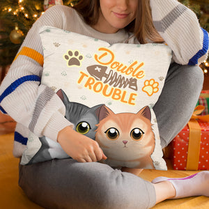 Trouble Maker - Cat Personalized Custom Pillow - Gift For Pet Owners, Pet Lovers