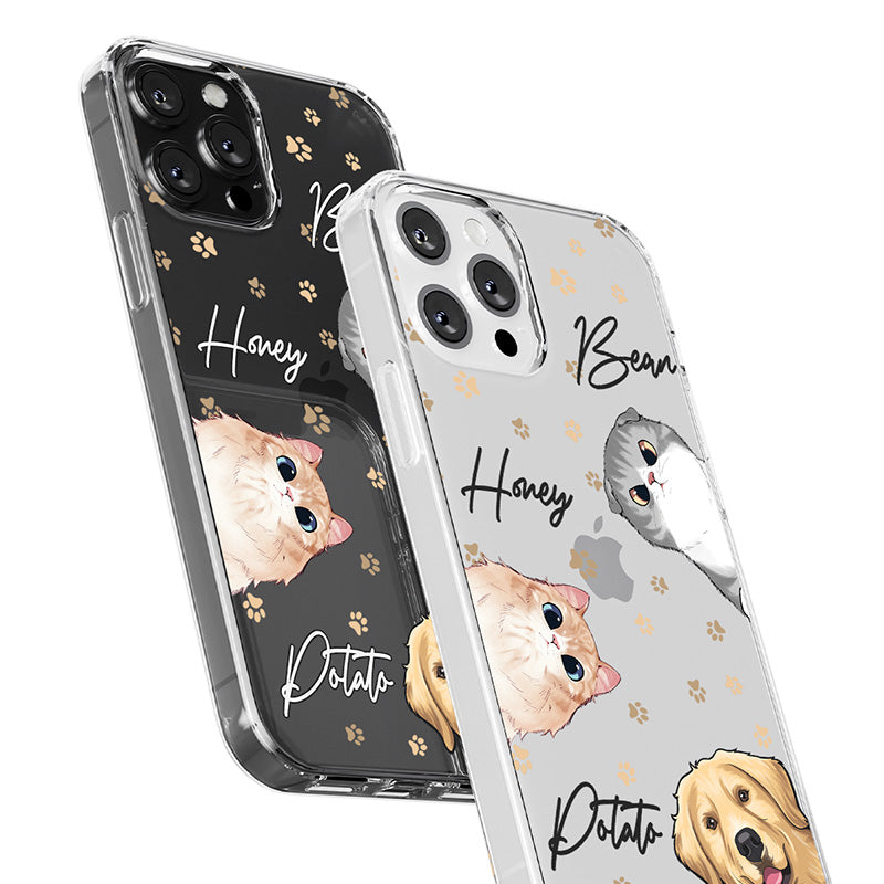 My Lovely Fur Baby - Dog & Cat Personalized Custom Clear Phone Case - Gift For Pet Owners, Pet Lovers