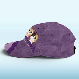 What Greater Gift Than The Love Of A Cat Brown - Cat Personalized Custom Hat, All Over Print Classic Cap - New Arrival, Gift For Pet Owners, Pet Lovers