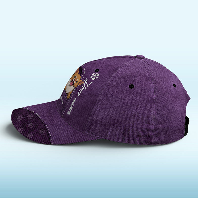 Our Little Paw Angels Navy - Dog & Cat Personalized Custom Hat, All Over Print Classic Cap - New Arrival, Gift For Pet Owners, Pet Lovers
