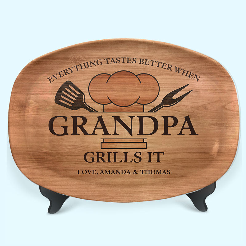 It's More Fun at Grandpas Engraved Father's Day 