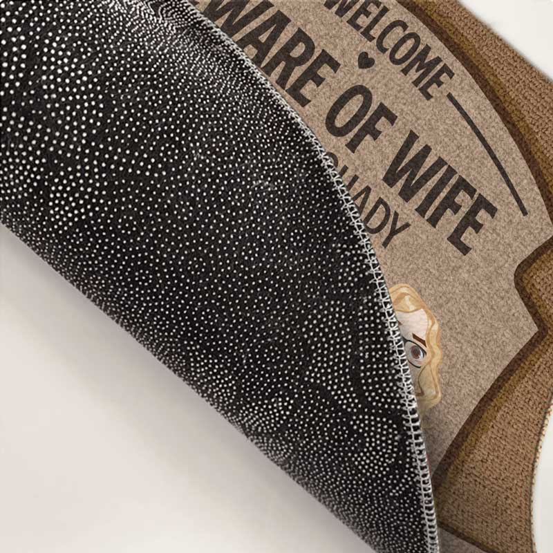 Welcome Family Kids Are Shady - Family Personalized Custom Home Decor Decorative Mat - Gift For Family Members