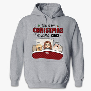 This Is My Christmas Pawjama Shirt - Dog & Cat Personalized Custom Unisex T-shirt, Hoodie, Sweatshirt - Christmas Gift For Pet Owners, Pet Lovers